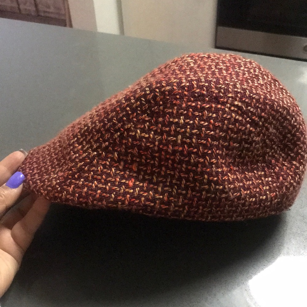 Tweed Hat pinks & purples - med/large -